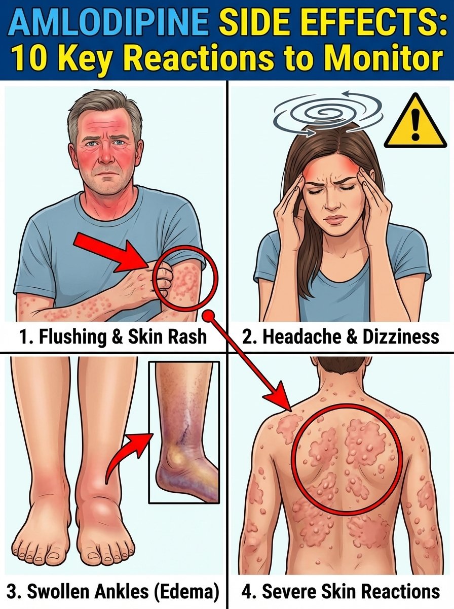 The Hidden Truth: 12 Amlodipine Side Effects Everyone Misses (Plus the #1 Trick to Instantly Feel Better!)